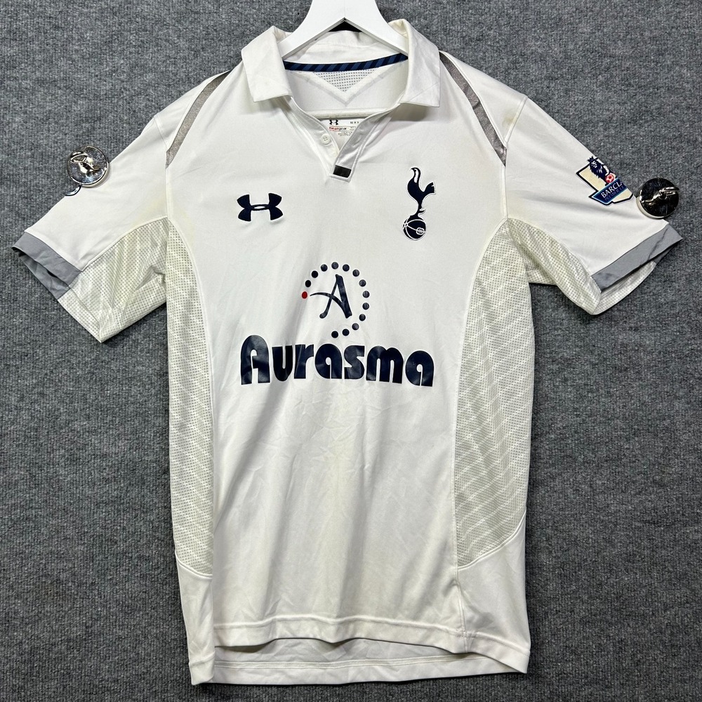 Under Armour Tottenham Hotspur 2012/13 Home Jersey Mens White Aurasma #10 Medium
